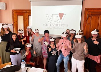 Oblastní charita Chrudim zorganizovala akreditovaný kurz s názvem Virtuální realita - demence