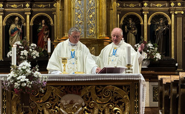 P. Karel Moravec a P. Josef Hubálek 