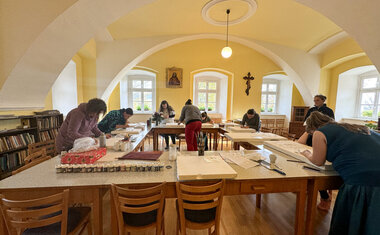 Malování na hedvábí 